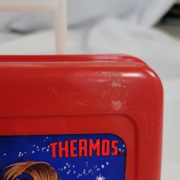 VTG 1987 ALF Red Plastic Lunchbox w/Thermos - Picture 5 of 15